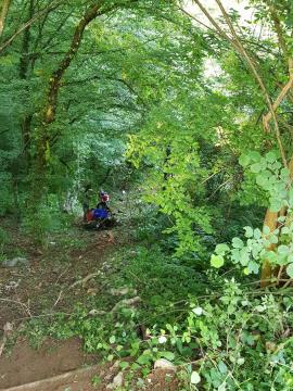 Sanacija črnega odlagališča – Banova jama 056